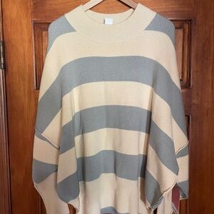 Arula Exquisite  Striped Oversized Sweater